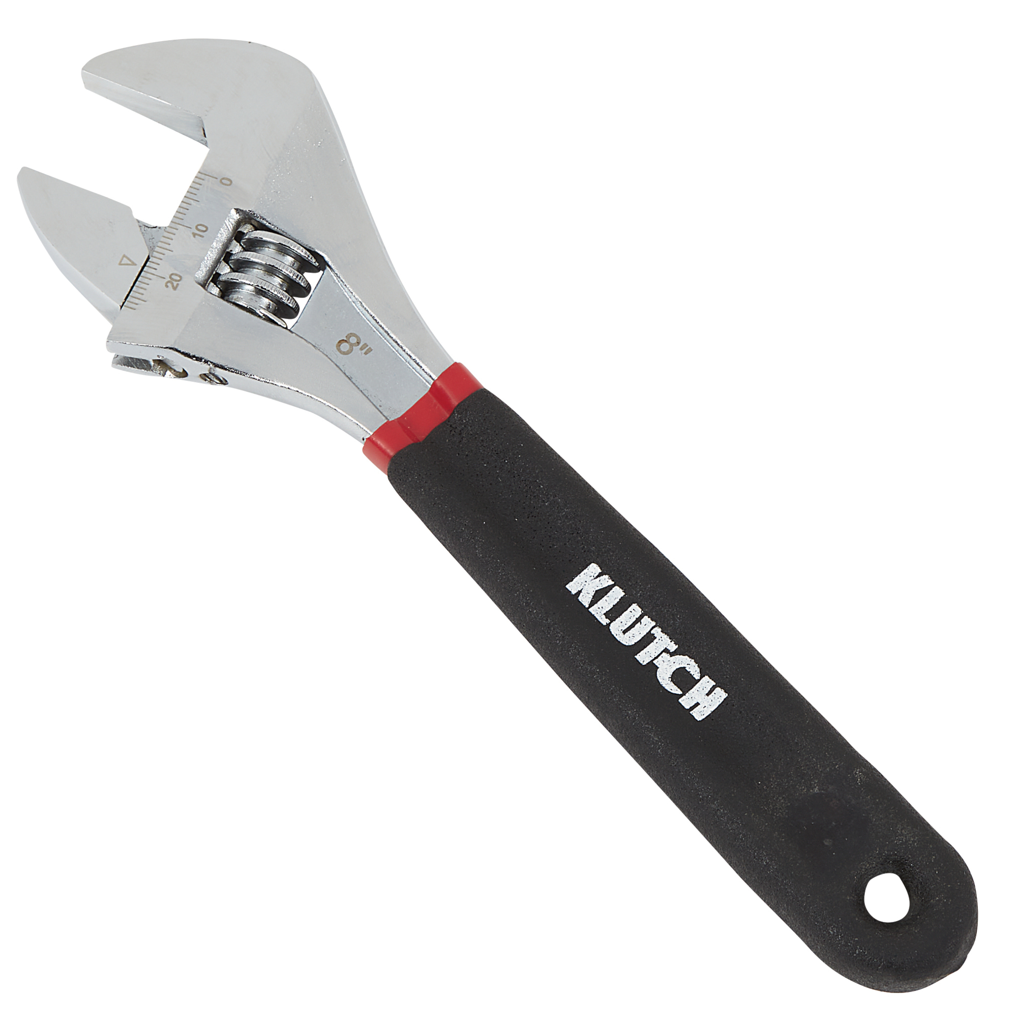 Klutch 8in.L SAE Adjustable Wrench, Model# 5710200A